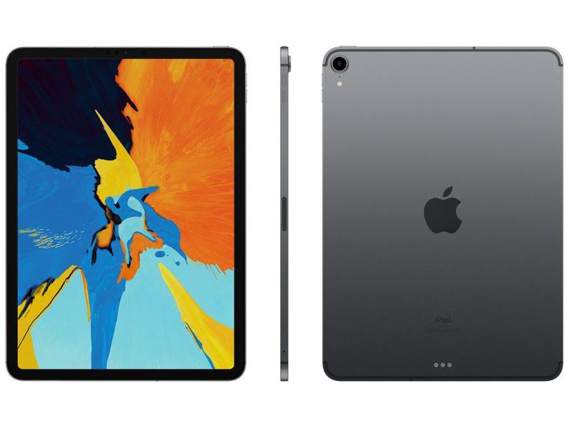 iPad Pro 11” Apple Wi-Fi + Cellular 256GB - Cinza Espacial - iPad
